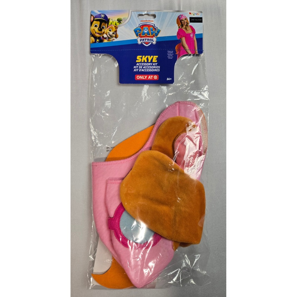 Paw Patrol Skye Accessory Kit Disguise Nickelodeon Costume Ears Tail Badge NEW
